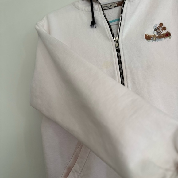 VTG Donaldson Disney Women Sz:S Embroidered Canada Mickey Mouse Full Zip Hoodie. - Picture 12 of 16